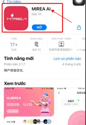 App MIREA AI điều khiển trứng rung từ xa bằng điện thoại