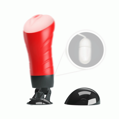 Âm đạo giả CrazyBull gắn tường rung 12 chế độ