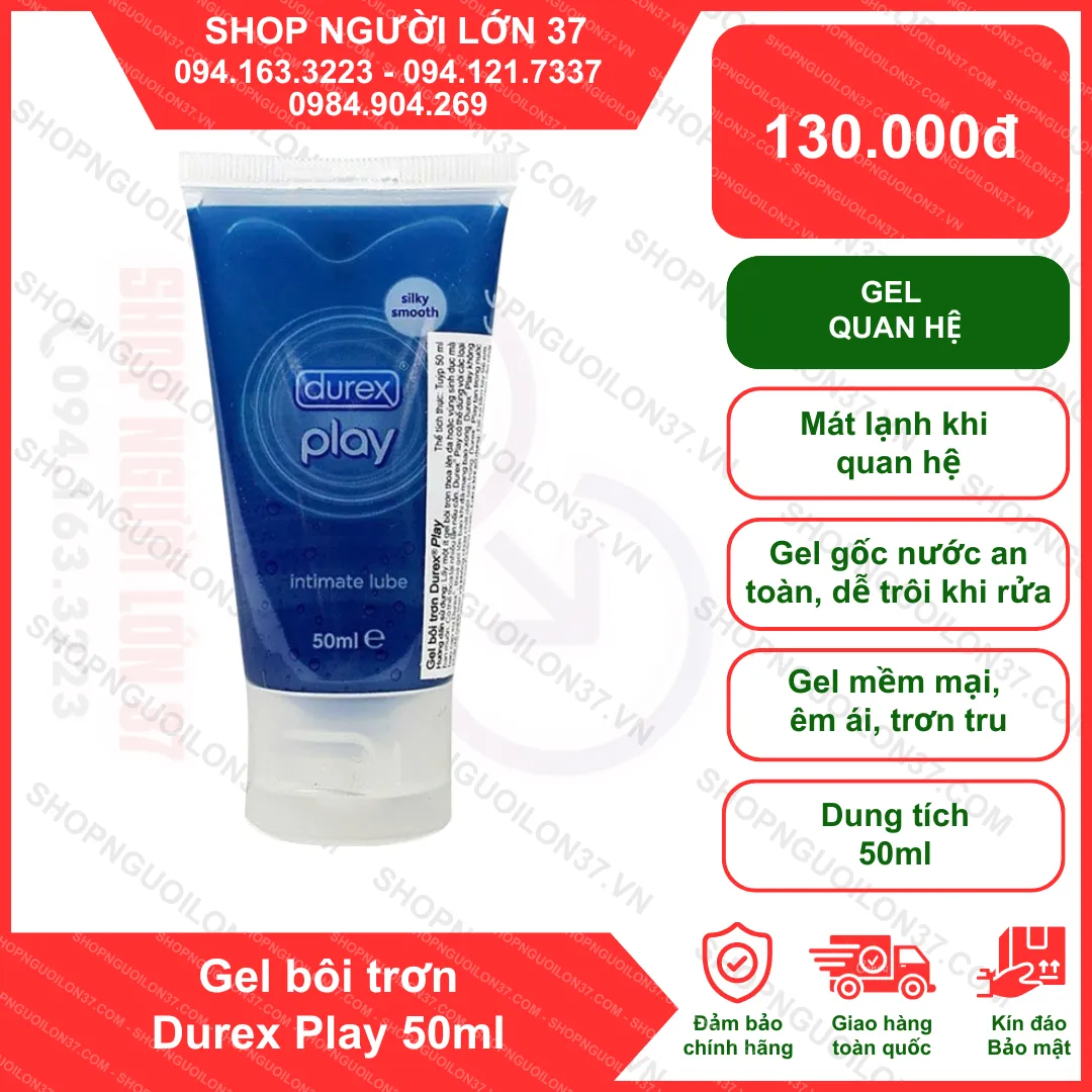 Gel bôi trơn Durex Play 50ml Gel bôi trơn Durex Play 50ml