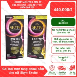 Gel bôi trơn tăng khoái cảm cho nữ Skyn Excite