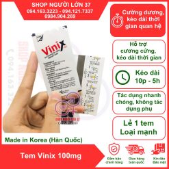 Tem Cường Dương Vinix 100mg