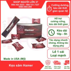 Kẹo Sâm Hamer Chính Hãng Tăng Cường Sinh Lý Nam Giới