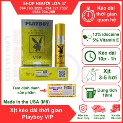 Xịt Playboy VIP chính hãng của Mỹ chống xuất tinh sớm