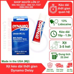 THUỐC XỊT KÉO DÀI THỜI GIAN QUAN HỆ DYNAMO DELAY