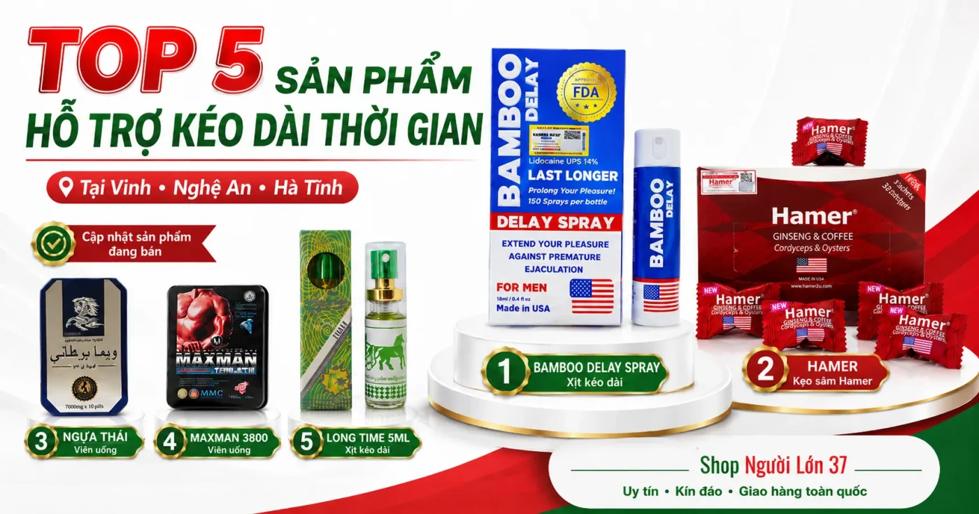 Top 5 sản phẩm kéo dài thời gian