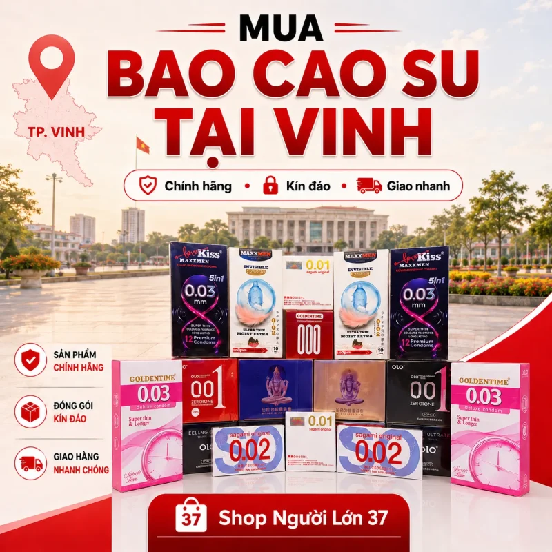 Mua bao cao su tại Vinh Nghệ An chính hãng kín đáo