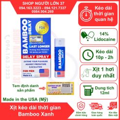 XỊT KÉO DÀI THỜI GIAN BAMBO DELAY SPRAY