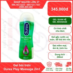 Gel Bôi Trơn Durex Play Massage 200ml
