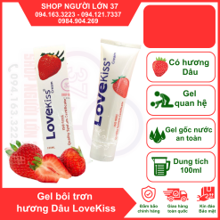 Gel bôi trơn Hương Dâu Love Kiss 100ml