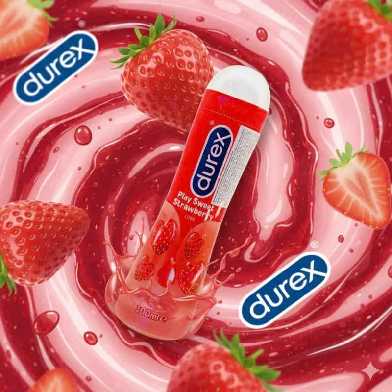 Gel Bôi Trơn Durex hương dâu Play Strawberry 100ml