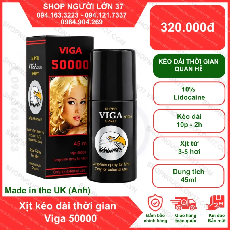 Xịt kéo dài thời gian Viga 50000