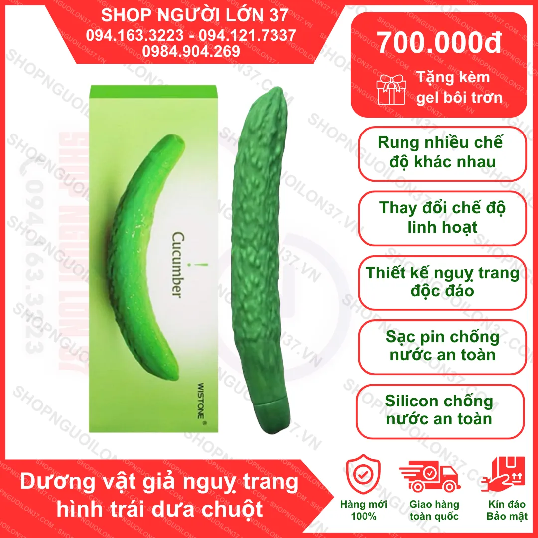 Dương vật giả nguỵ trang hình trái dưa chuột
