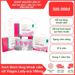 Thuốc kích thích nữ VIAGRA LADY-ERA (4 viên)