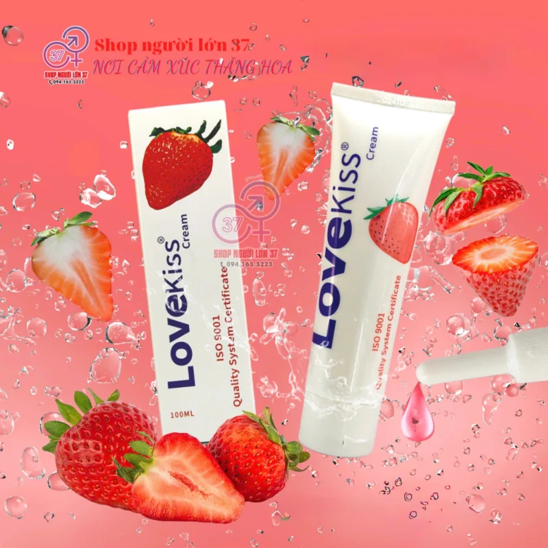 Gel bôi trơn hương dâu LoveKiss Scream 100ml