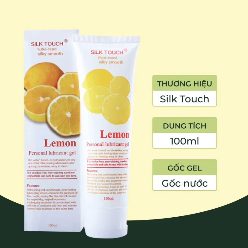 Gel bôi trơn hương chanh Silk touch lemon