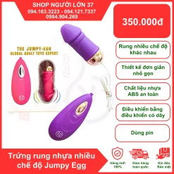 Trứng rung hình dương vật 12 chế độ Shengle