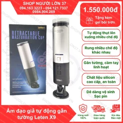 Âm Đạo Giả Tự Động Gắn Tường Leten X9