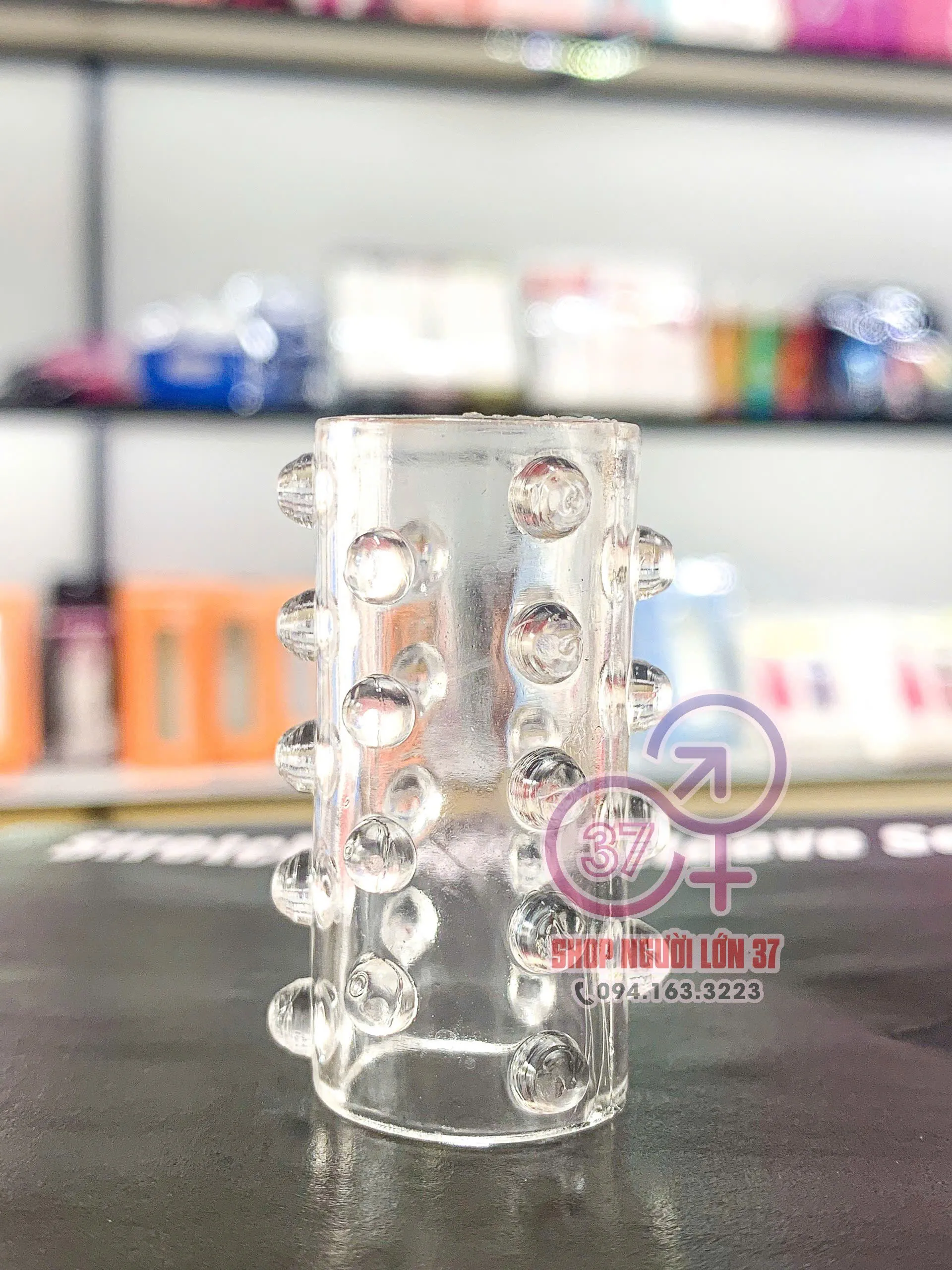 Bao cao su Đôn Dên khúc giữa Stretchy Penis Sleeve Set bi