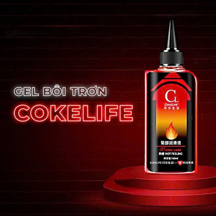 Gel bôi trơn Cokelife đỏ nóng ấm 2