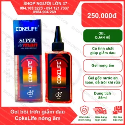 Gel Bôi Trơn Giảm Đau Cokelife Nóng Ấm 85ml