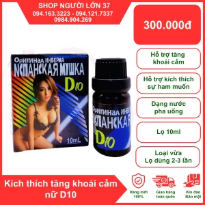 Thuốc Uống Kích thích D10 Nga