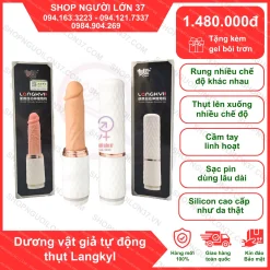 Dương vật giả đa năng rung thụt đa chế độ