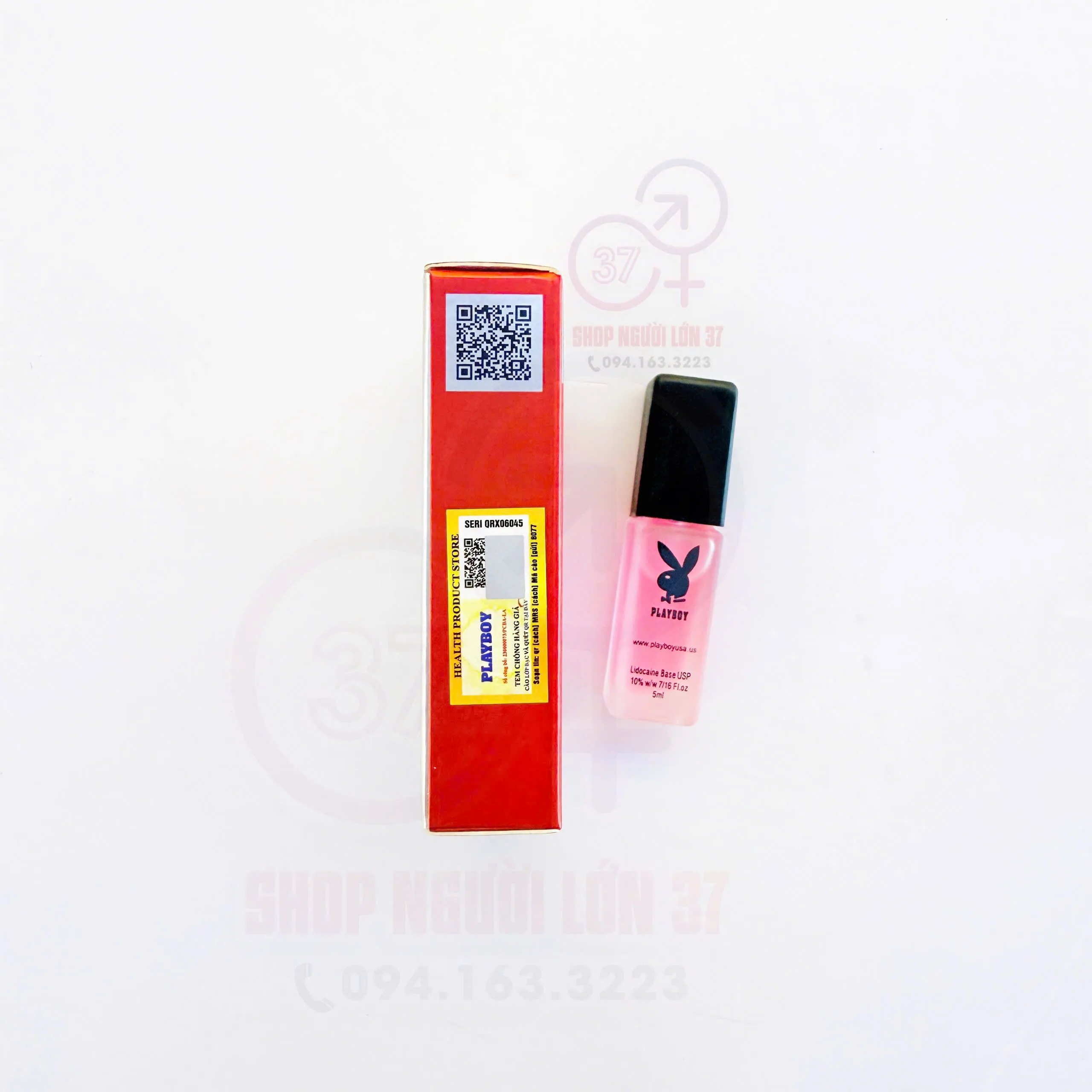 Xịt Playboy đỏkéo dài thời gian quan hệ chính hãng tem định danh sản phẩm
