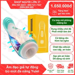 Âm đạo giả tự động bú mút đa năng Yulei cao cấp