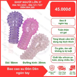 Bao Cao Su Đôn Dên Ngón Tay