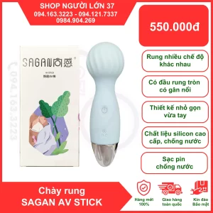 Chày rung massage Sagan tăng khoái cảm chính hãng