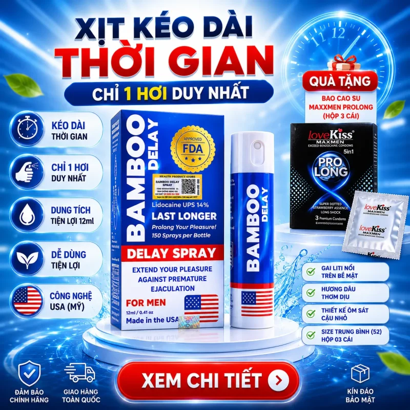 Xịt kéo dài thời gian bamboo delay