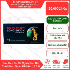 Bao Cao Su Cá Ngựa Double Safe Longshock
