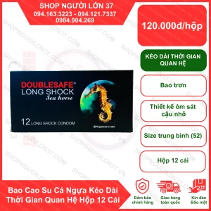 Bao Cao Su Cá Ngựa Double Safe Longshock