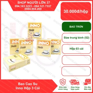 Bao Cao Su Inno Ultra Thin Hộp 3 Cái