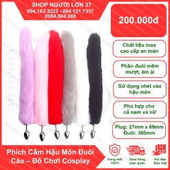 Plug Đuôi Cáo Cắm Hậu Môn  – Đồ Chơi Cosplay