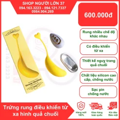 Trứng rung tình yêu điều khiển từ xa hình quả chuối