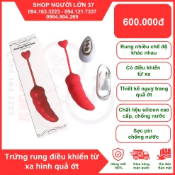 Trứng rung tình yêu điều khiển từ xa hình trái ớt
