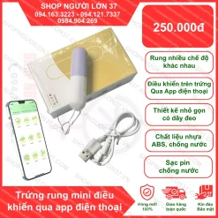 Trứng rung mini sạc pin nhỏ gọn