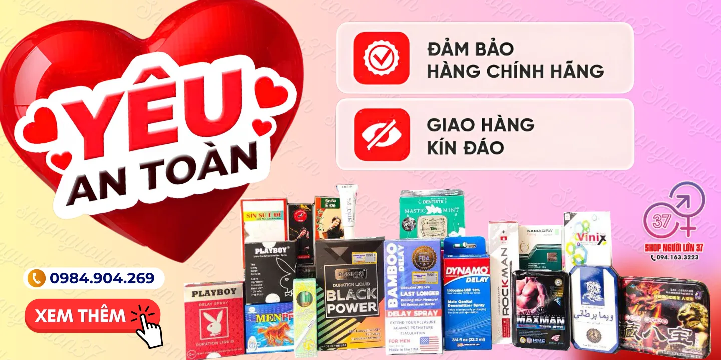 Shop người lớn 37 - Thuốc kéo dài thời gian quan hệ