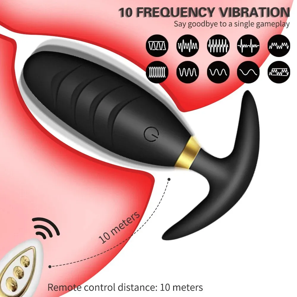Trứng rung điều khiển từ xa đầu tròn đuôi móc Vibrator 2