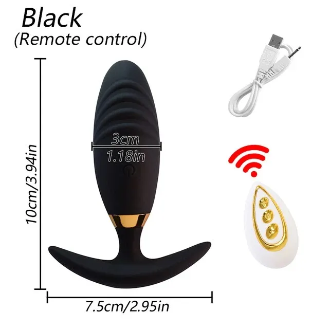 Trứng rung điều khiển từ xa đầu tròn đuôi móc Vibrator 8