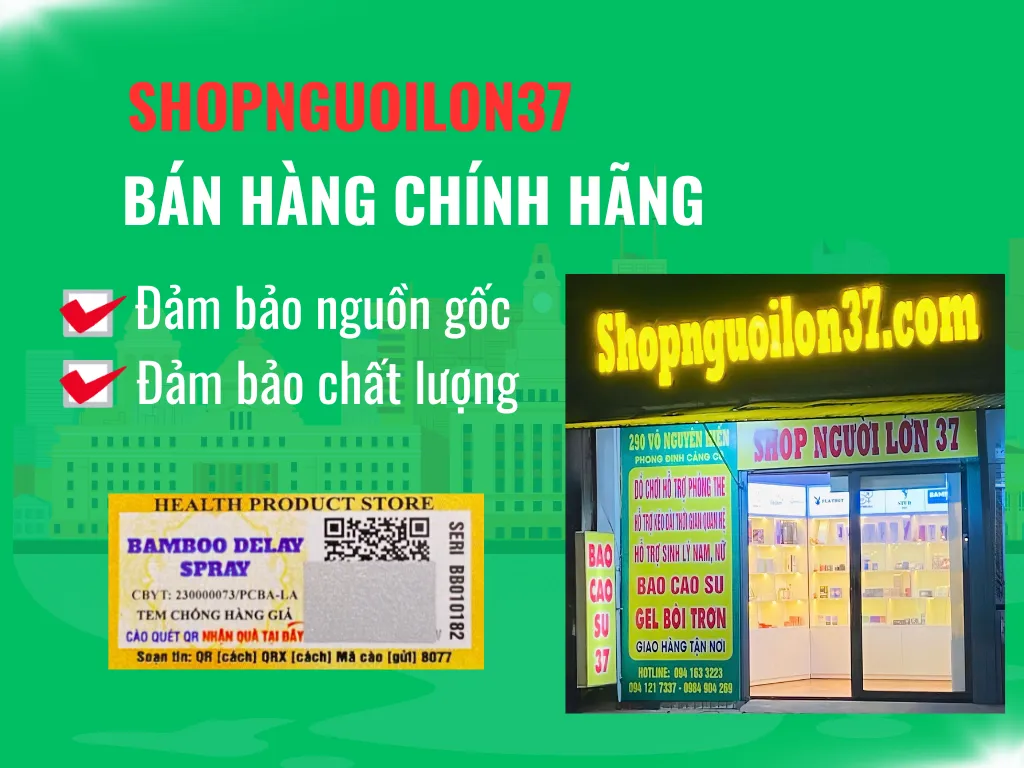 Cam Kết Chính Hãng Tại Shop Người Lớn 37