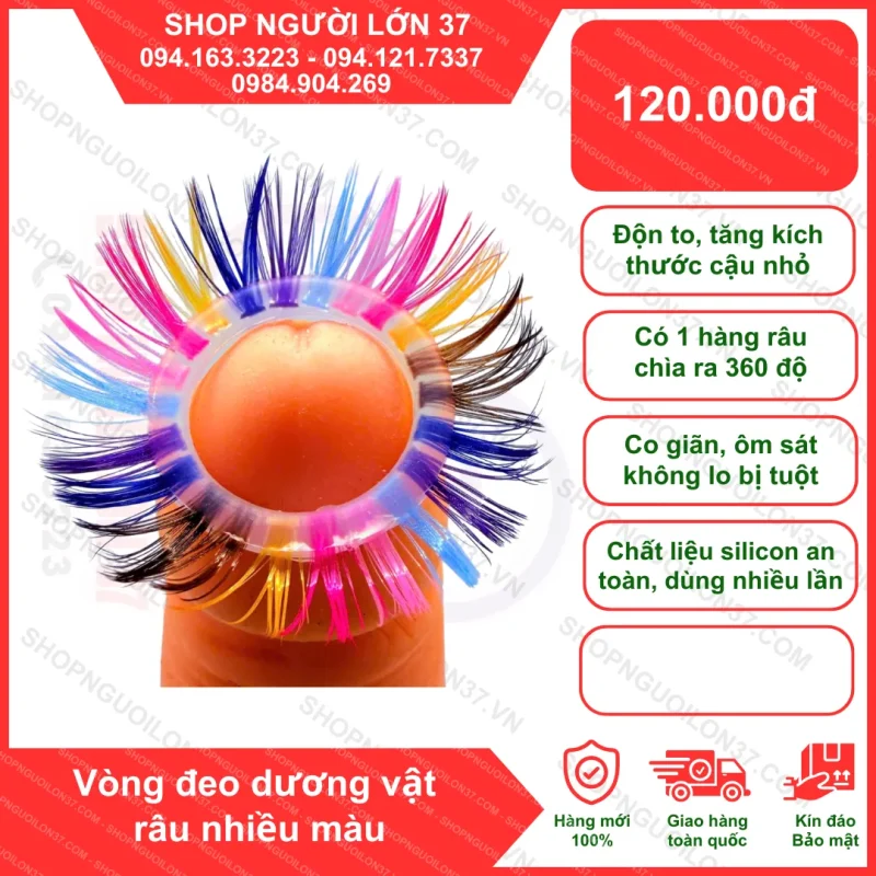 Vòng đao dương vật có râu