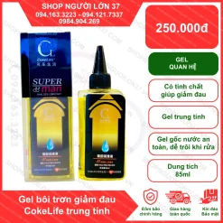 Gel Bôi Trơn Giảm Đau Cokelife Trung Tính 85ml