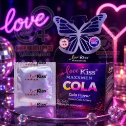 Bao Cao Su MAXXMEN hương Cola kéo dài thời gian hộp 1 cái
