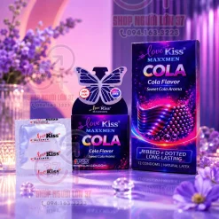Bao Cao Su MAXXMEN hương Cola kéo dài thời gian hộp 12 cái