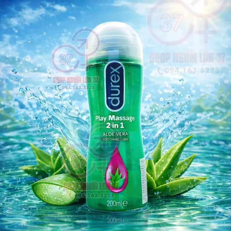 Gel bôi trơn Durex Play Massage 2in1