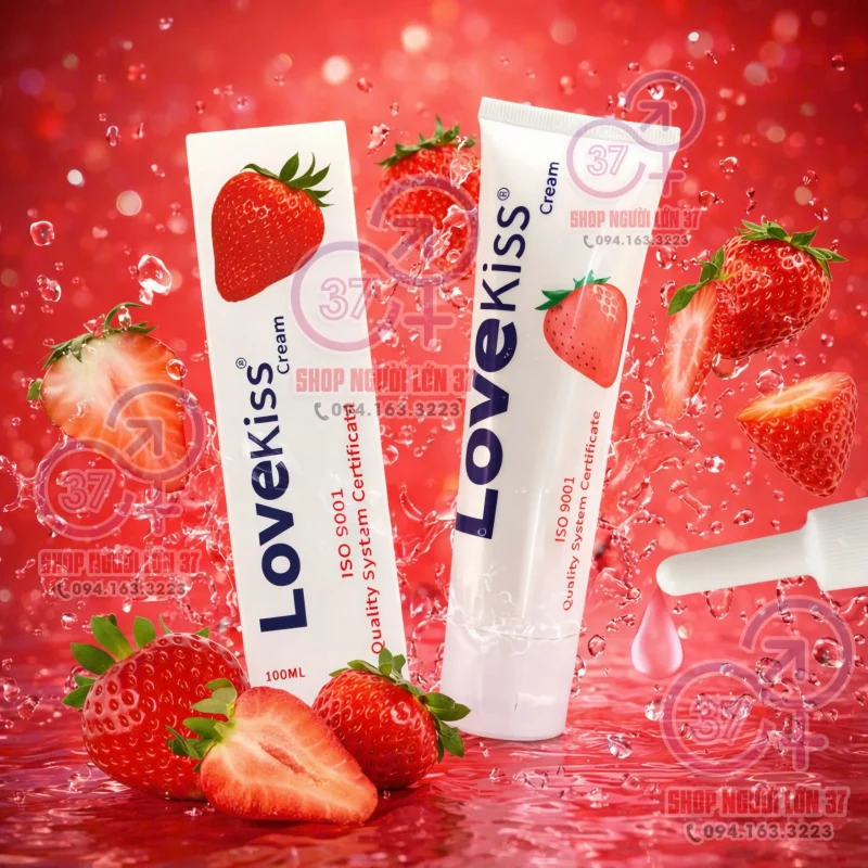 Gel bôi trơn hương dâu LoveKiss