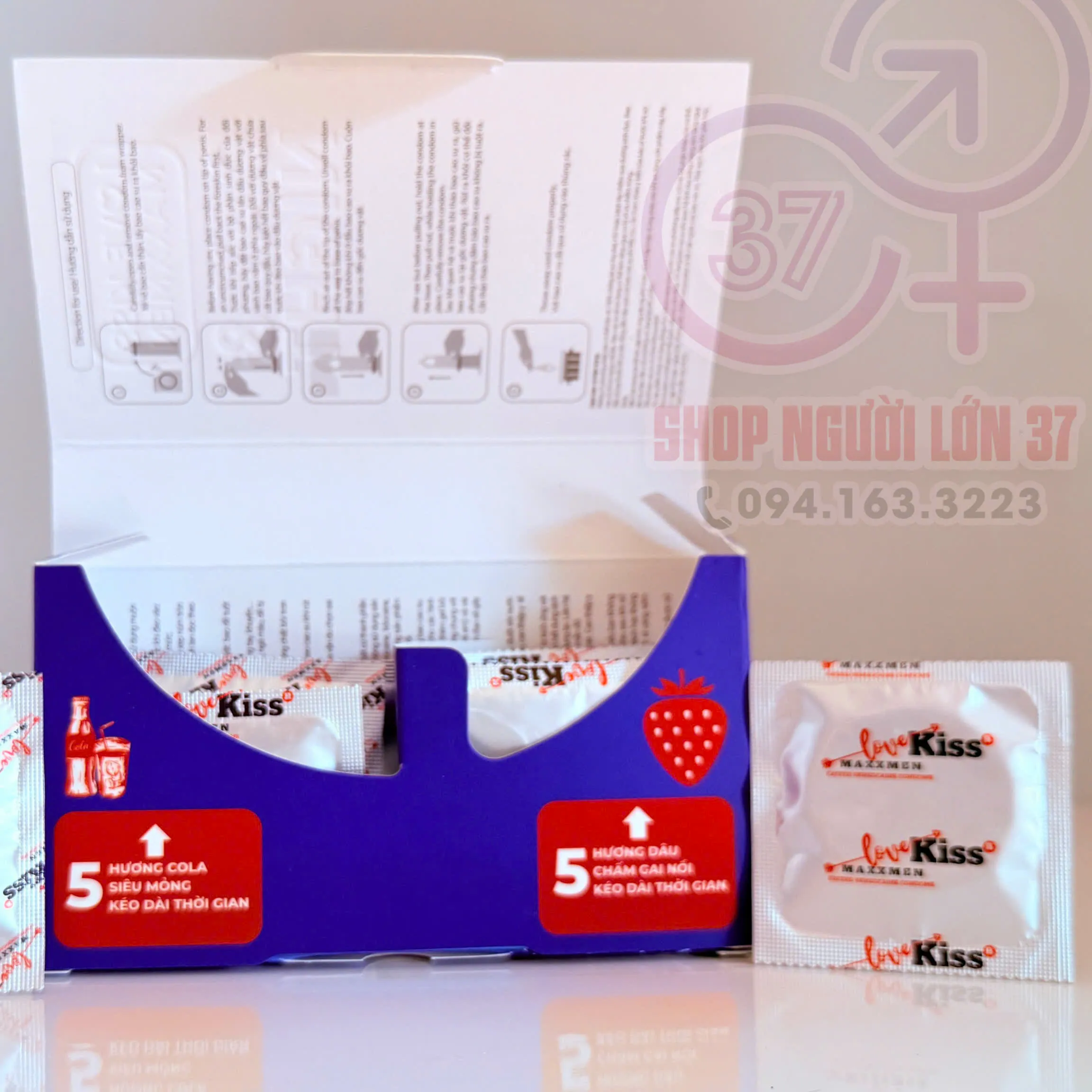 Bao Cao Su MaxxMen Day & Night Hương Dâu và Cola Hộp 10 Cái 3 Bao Cao Su MaxxMen Day & Night Hương Dâu và Cola Hộp 10 Cái