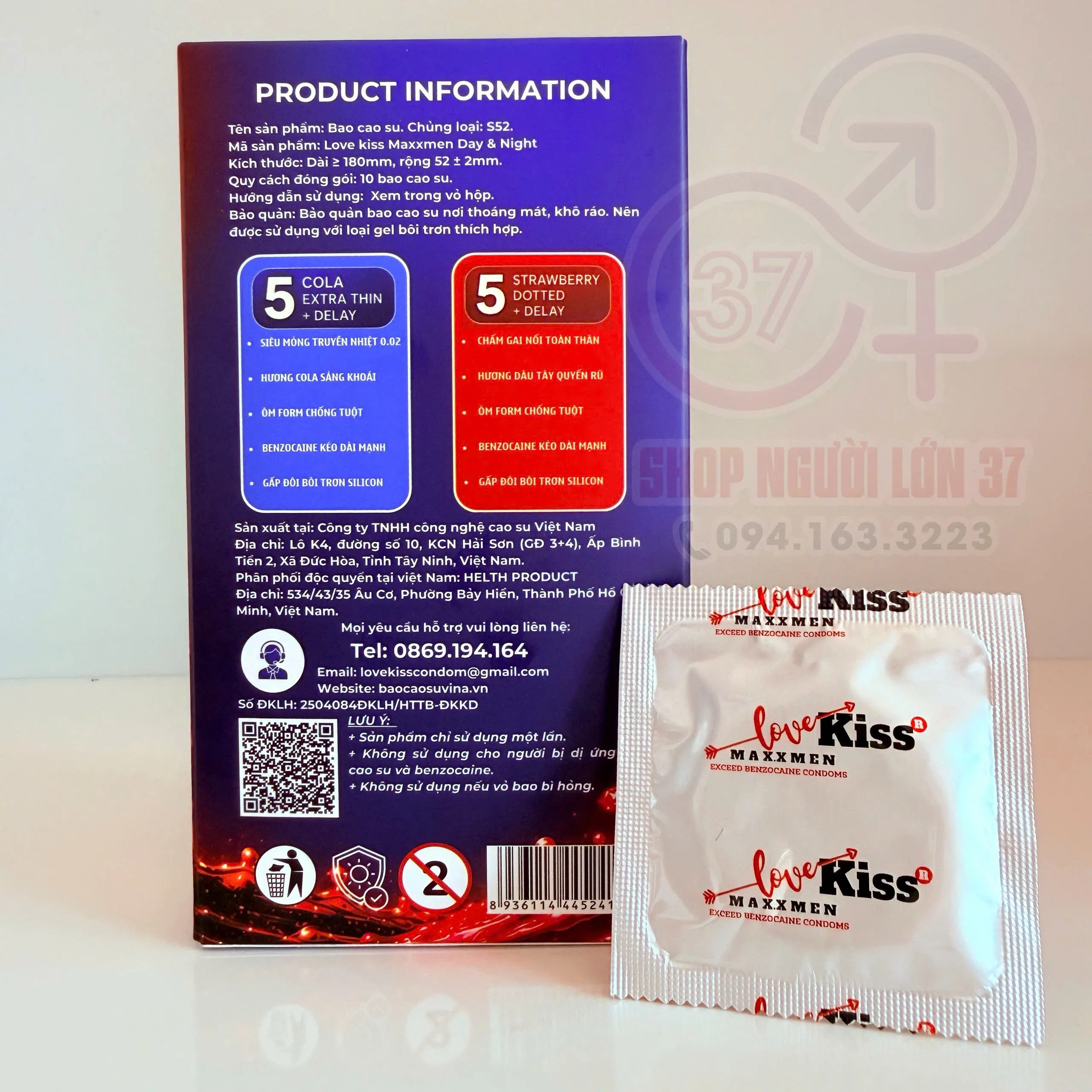Bao Cao Su MaxxMen Day & Night Hương Dâu và Cola Hộp 10 Cái 6 Bao Cao Su MaxxMen Day & Night Hương Dâu và Cola Hộp 10 Cái